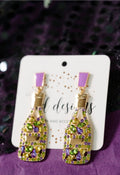 Mardi Gras Champagne Bottles