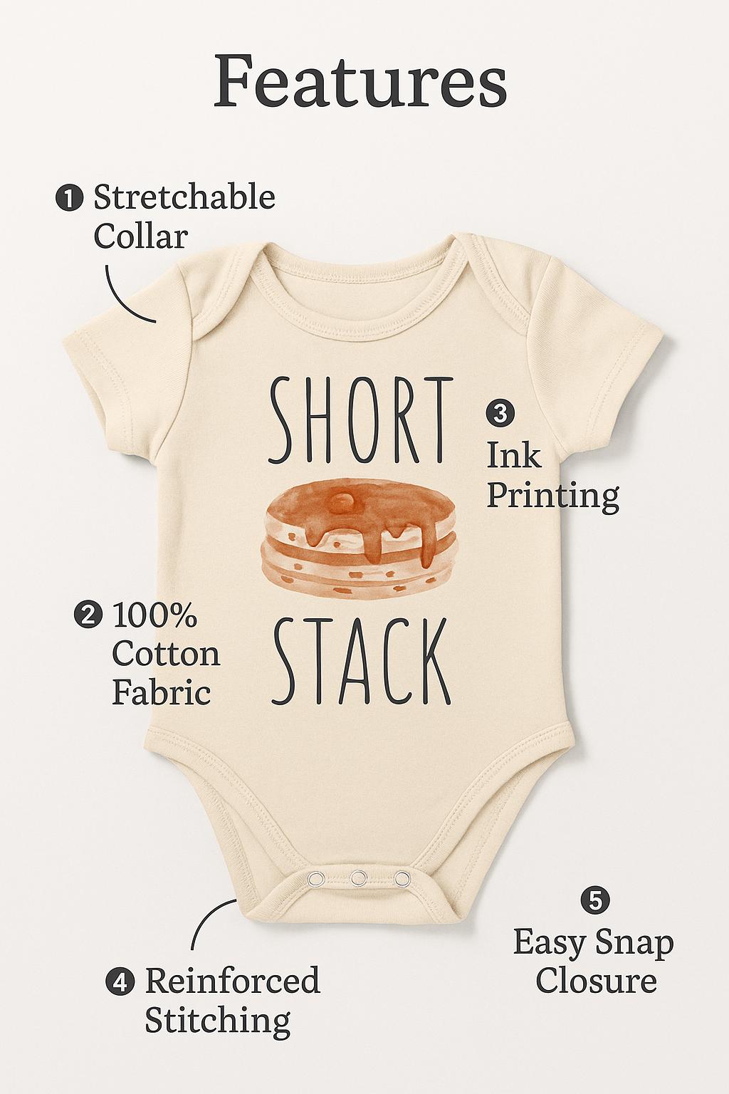 Peach Georgia Newborn Baby Onesie® Bodysuit