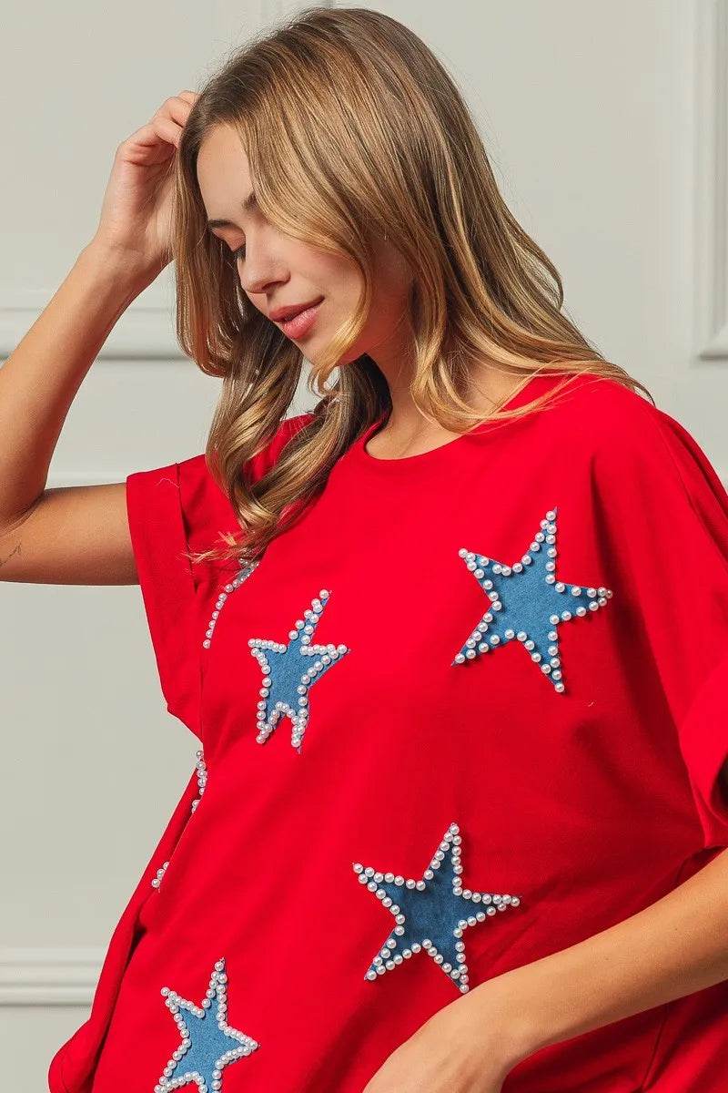 BiBi Fourth Of July Terry T-Shirt